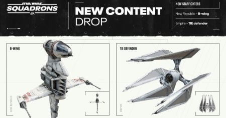 1607221742 Star Wars Squadrons vor adauga B wing si TIE Defender in