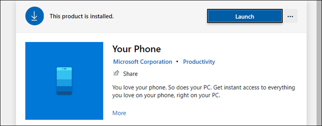 telefonul dvs. din magazinul Microsoft