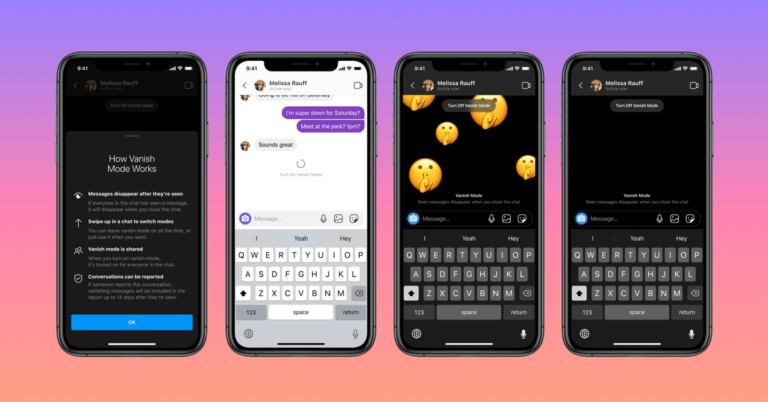 Modul Vanish de pe Facebook pe Messenger și Instagram vă permite să trimiteți mesaje care dispar 1607655314 Modul Vanish de pe Facebook pe Messenger si Instagram va