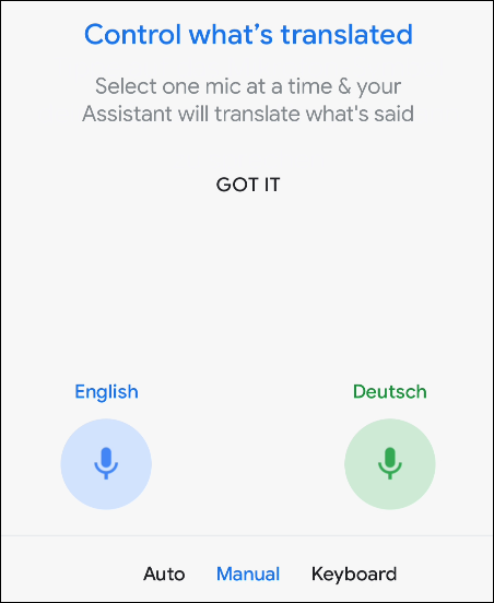 modul interpret în manual