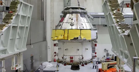 1608686152 Esecul componentelor din capsula echipajului spatiului profund al NASA ar