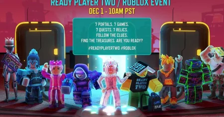 Roblox gazduieste o vanatoare de comori Ready Player Two in