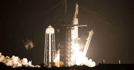 SpaceX lanseaza cu succes al doilea echipaj in spatiu in