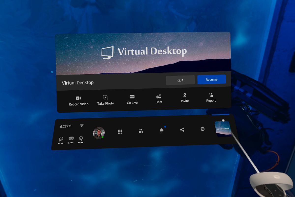 Desktop virtual