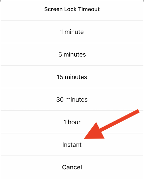 Alegeți o perioadă de expirare