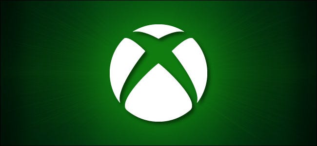 Logo Microsoft Xbox pe un fundal verde