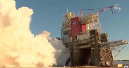 Testul critic al rachetelor NASA se incheie devreme cu o