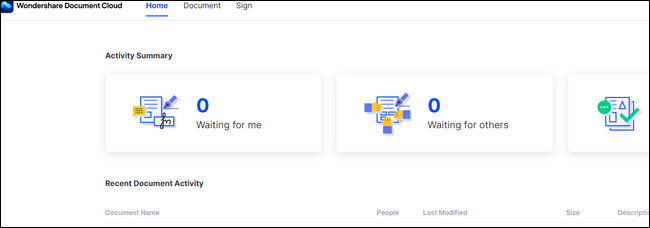 Cloud document Wondershare