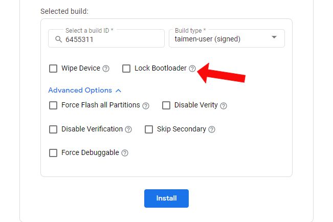 Instrument flash Android