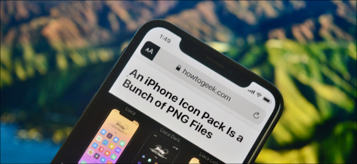 Utilizator iPhone care citește articol folosind View Reader