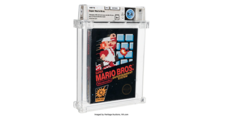 Sealed Super Mario Bros se vinde cu 660000 de dolari