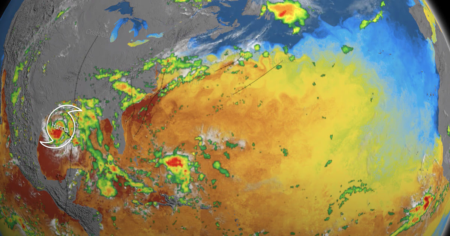 Urmareste sezonul uraganelor din 2020 desfasurandu se intr un fascinant timelapse de