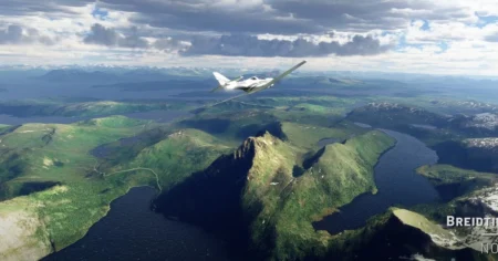 Microsoft Flight Simulator adauga vederi nordice frumoase in ultima sa
