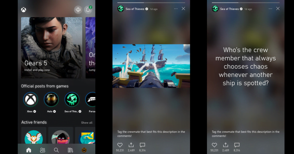 Chiar și aplicația Xbox are povești acum Chiar si aplicatia Xbox are povesti acum