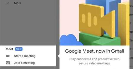 Cum sa scapi de acea fila iritanta Meet din Gmail