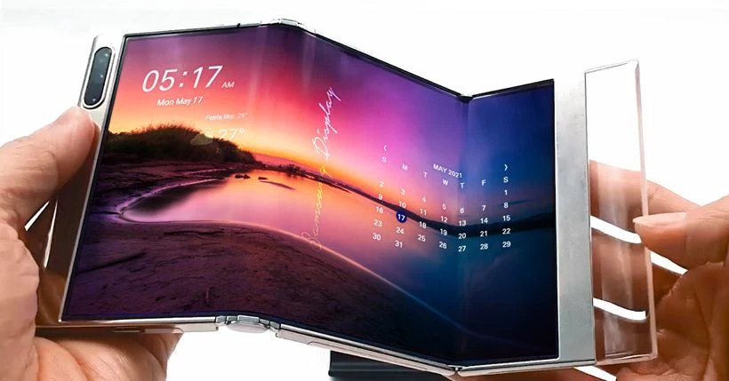 Samsung Display prezinta modele de ecran pliabile ale telefonului