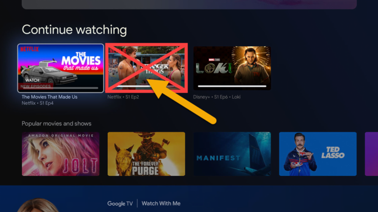 1627807171 Cum sa ascunzi filme si televiziune de la Google TV