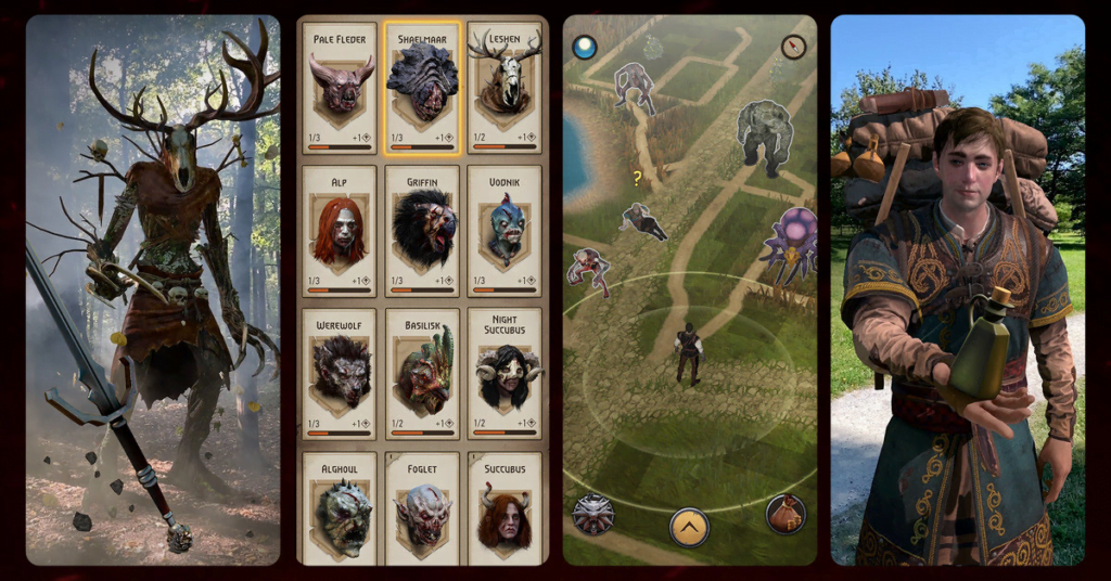 Jocul mobil AR de vanatoare de monstri al vrajitorului a