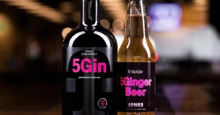 T Mobile vinde bere cu gin si ghimbir marca 5G