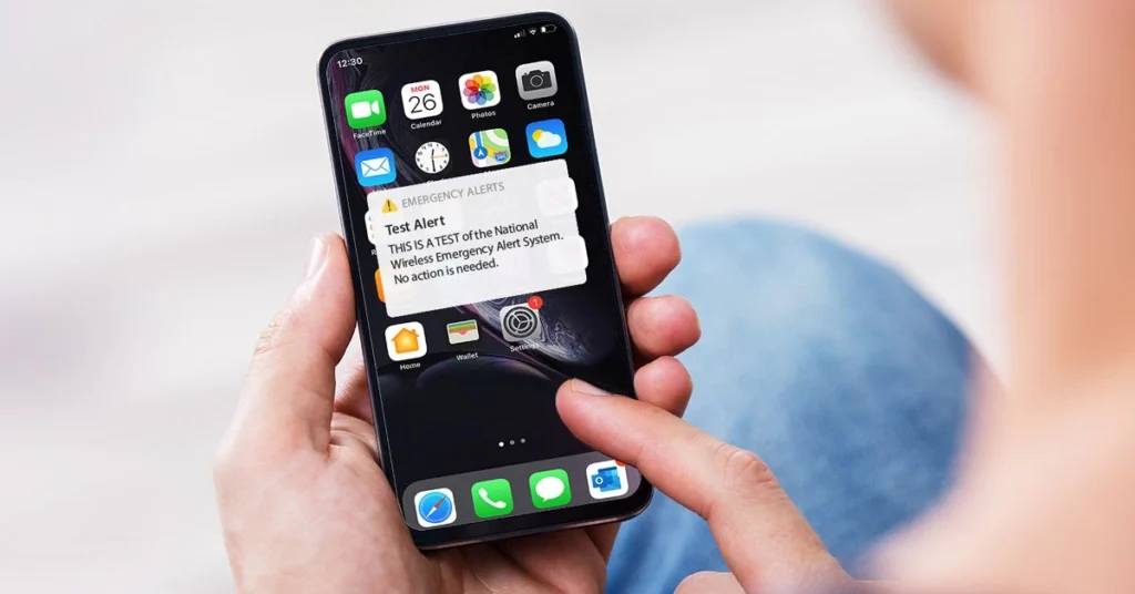 Un test național de alertă a zguduit televizoarele, radiourile și orice alte telefoane din SUA care au optat pentru la 14:20 ET 1632304052 Un test national de alerta a zguduit televizoarele radiourile si