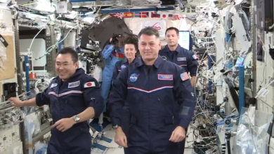 Astronautii ISS prezinta miscari cu gravitatie zero in cadrul Jocurilor