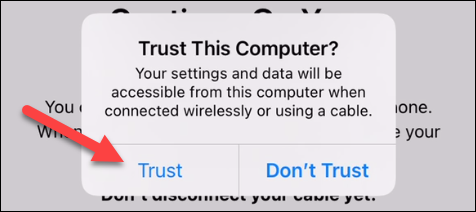 Aveți încredere în dispozitivele conectate.