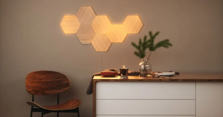 1636340617 Panourile de perete LED din lemn Elements de la Nanoleaf
