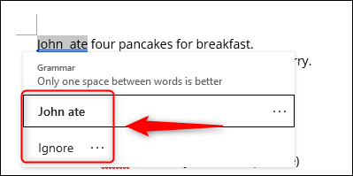 Alegeți să corectați sau să ignorați eroarea.