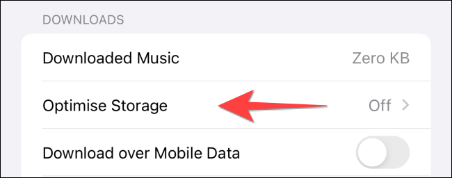 Selectați "Optimizați stocarea."