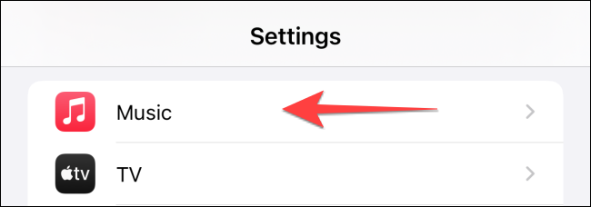 Selectați "Muzică."