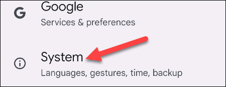 Selectați "Sistem."