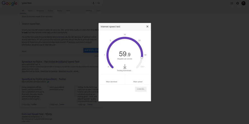 newit google speed test viteza internet22