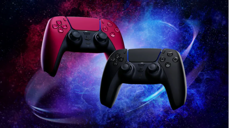 newit Midnight Black Cosmic Red DualSense Controler playstation