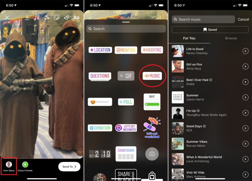 newit muzica in story la instagram