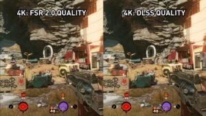 Performanța AMD FSR 2.0 vs. DLSS în Deathloop Performanta AMD FSR 20 vs DLSS in Deathloop scaled