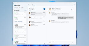 Aplicația Phone Link de la Microsoft permite acum utilizarea iMessage de pe PC-ul dumneavoastră newit ro Phone Link