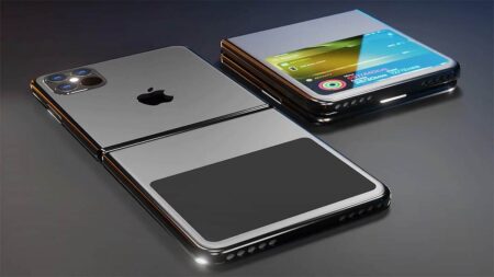 Brevetul Apple cu un iPhone pliabil care se închide automat când este scăpat